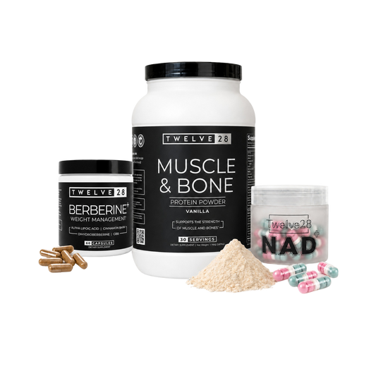 Twelve 28 Bundle Pack (Berberine + Protein Powder + NAD)