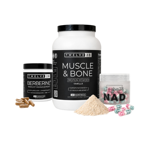 Twelve 28 Wellness Bundle (Berberine + Protein Powder + NAD) Pack of 3